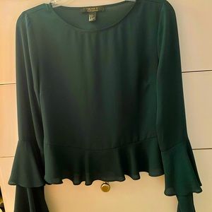 Hunter green top